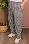 RENKTE BATTAL DESENLİ SÜET PANTOLON