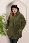 RENKTE BATTAL HAKİ PELUŞ CEKET&MONT