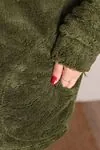 RENKTE BATTAL HAKİ PELUŞ CEKET&MONT