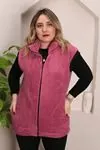 RENKTE ÖZEL ÜRETİM GÜL KURUSU PELUŞ YELEK