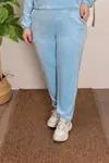 RENKTE ÖZEL ÜRETİM MAVİ KADİFE TAKIM