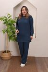 RENKTE GENİŞ KALIP İNDİGO KAŞKORSE TAKIM