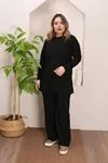 RENKTE GENİŞ KALIP SİYAH KAŞKORSE TAKIM