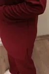 RENKTE ÖZEL ÜRETİM BATTAL BORDO İKİLİ TAKIM