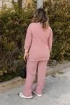 RENKTE ÖZEL ÜRETİM DUBLE KOL KAŞKORSE PUDRA PEMBE TAKIM