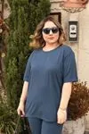 RENKTE ÖZEL ÜRETİM DİRSEK KOL KAŞKORSE İNDİGO TAKIM