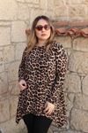 RENKTE LEOPAR DESENLİ ASİMETRİK TUNİK&BLUZ
