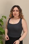 RENKTE KALIN ASKILI FİTİLLİ ANTRASİT CROP