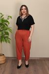 RENKTE PALAZZO KİREMİT PANTOLON