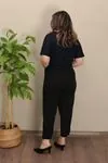 RENKTE PALAZZO SİYAH PANTOLON