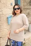 RENKTE ALT DESENLİ DUBLE KOL TAKIM