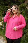 RENKTE BATTAL CEPSİZ PEMBE GÖMLEK