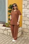 RENKTE KAŞKORSE BATTAL KAHVERENGİ TAKIM