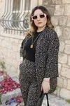 RENKTE GENİŞ KESİM DESENLİ KİMONO TAKIM