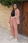 RENKTE EKO DESENLİ KİMONO TAKIM