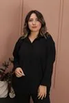 RENKTE STANDART TASARIM SİYAH GÖMLEK
