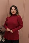 RENKTE BALIKÇI YAKA STANDART BORDO KAŞKORSE TRİKO