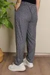 RENKTE BATTAL DESENLİ SÜET PANTOLON
