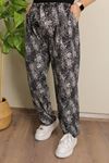 RENKTE BATTAL DESENLİ SÜET PANTOLON
