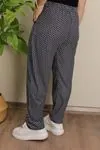 RENKTE BATTAL DESENLİ SÜET PANTOLON
