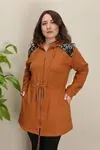 RENKTE GENİŞ KESİM OMUZLARI PULLU TABA CEKET