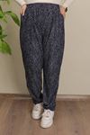 RENKTE BATTAL DESENLİ SÜET PANTOLON