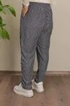 RENKTE BATTAL DESENLİ SÜET PANTOLON