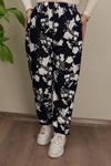 RENKTE BATTAL DESENLİ SÜET PANTOLON