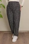 RENKTE BATTAL DESENLİ SÜET PANTOLON