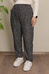 RENKTE BATTAL DESENLİ SÜET PANTOLON
