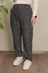RENKTE BATTAL DESENLİ SÜET PANTOLON