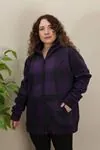RENKTE BATTAL DESENLİ POLAR CEKET