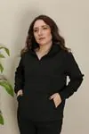 RENKTE GENİŞ KESİM SİYAH MODAL TAKIM