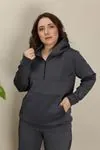 RENKTE GENİŞ KESİM FÜME MODAL TAKIM