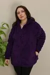 RENKTE MOR PELUŞ CEKET&MONT