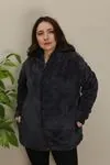 RENKTE BATTAL FÜME PELUŞ CEKET&MONT