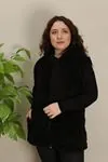RENKTE ÖZEL ÜRETİM SİYAH PELUŞ YELEK