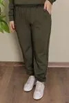RENKTE BÜYÜK BEDEN SCUBA HAKİ JOGGER PANTOLON