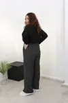 RENKTE DESENLİ BATTAL BEDEN PANTOLON