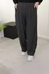 RENKTE DESENLİ BATTAL BEDEN PANTOLON