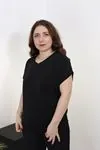 RENKTE V YAKA AYROBİN SİYAH BLUZ