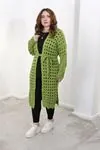 RENKTE MEVSİMLİK TRİKO YEŞİL HIRKA