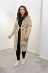 RENKTE MEVSİMLİK TRİKO SÜTLÜ KAHVE HIRKA
