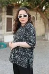 RENKTE ÖZEL ÜRETİM ÜST DESENLİ ALT SİYAH BATTAL TAKIM