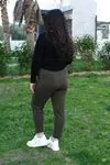 RENKTE DUBLE PAÇA CEPLİ HAKİ ESNEK PANTOLON