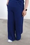 RENKTE BÜYÜK BEDEN AYROBİN KOLSUZ SAKS TAKIM