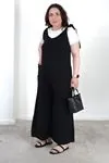RENKTE BÜYÜK BEDEN AYROBİN SİYAH TULUM