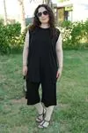 RENKTE ÖZEL ÜRETİM PAMUKLU PENYE SİYAH KAPRİLİ TAKIM